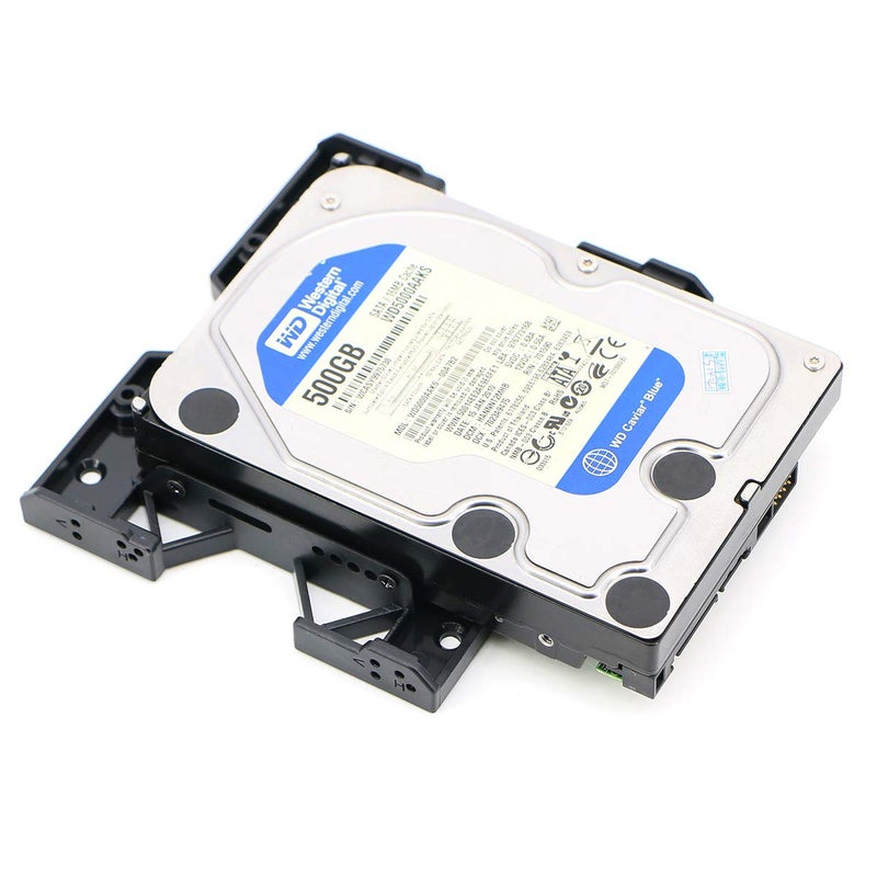 PASOW 2.5'' or 3.5'' to 5.25'' SSD HDD Mounting Bracket Internal Hard Disk Drive Bays Holder Adapter for PC - Image 4